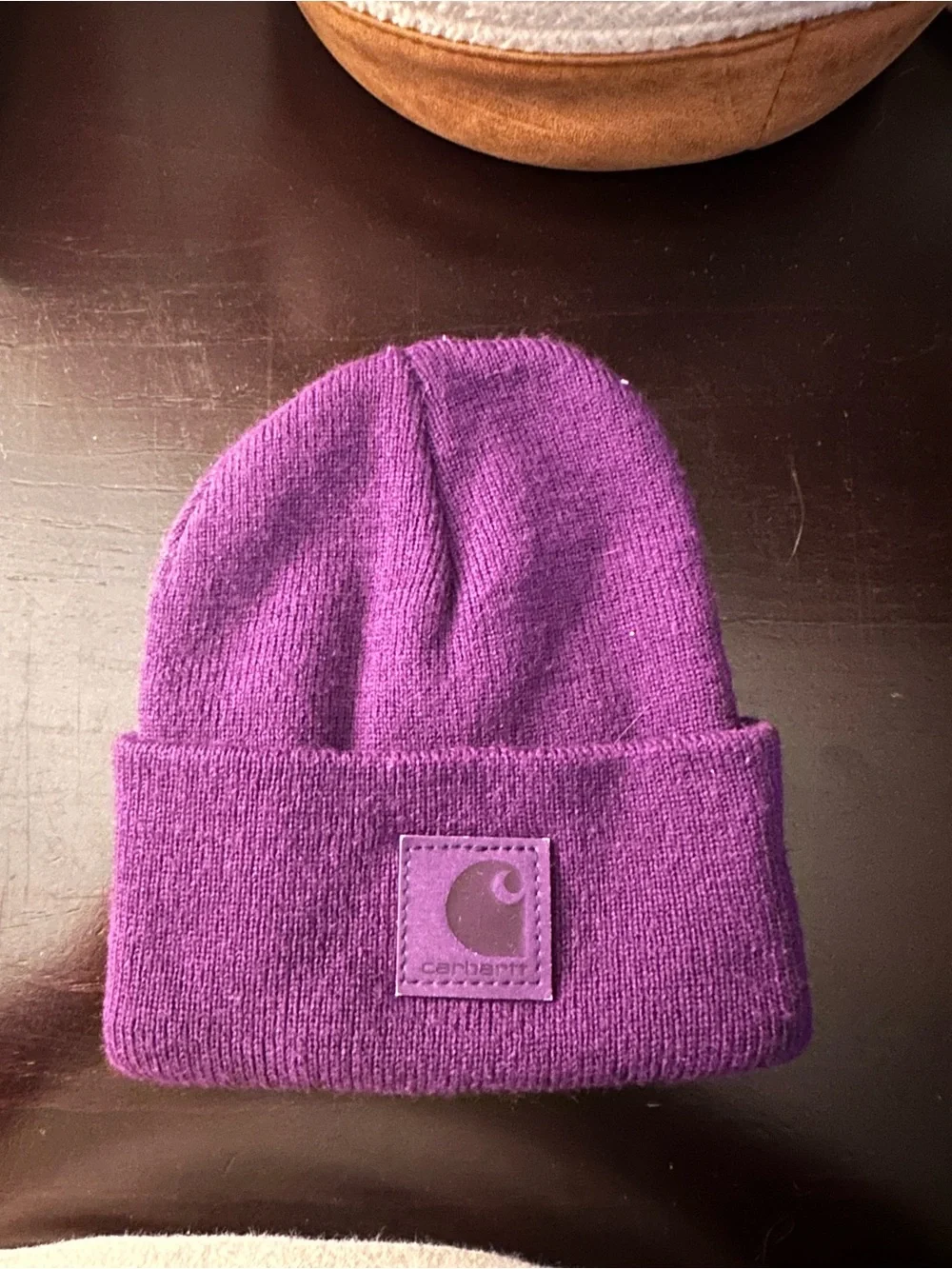 Carhartt Kids Purple Cuffed Knit Beanie